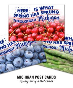 Michigan’s Top Spring Crops Postcards Spring Set